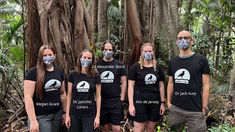 Adrift Lab TeamLord Howe Island in May 2022